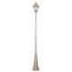 Turin Single Head Tall Post Light - Beige Finish / B22 Turin Single Head Tall Post Light - Beige Finish / B22